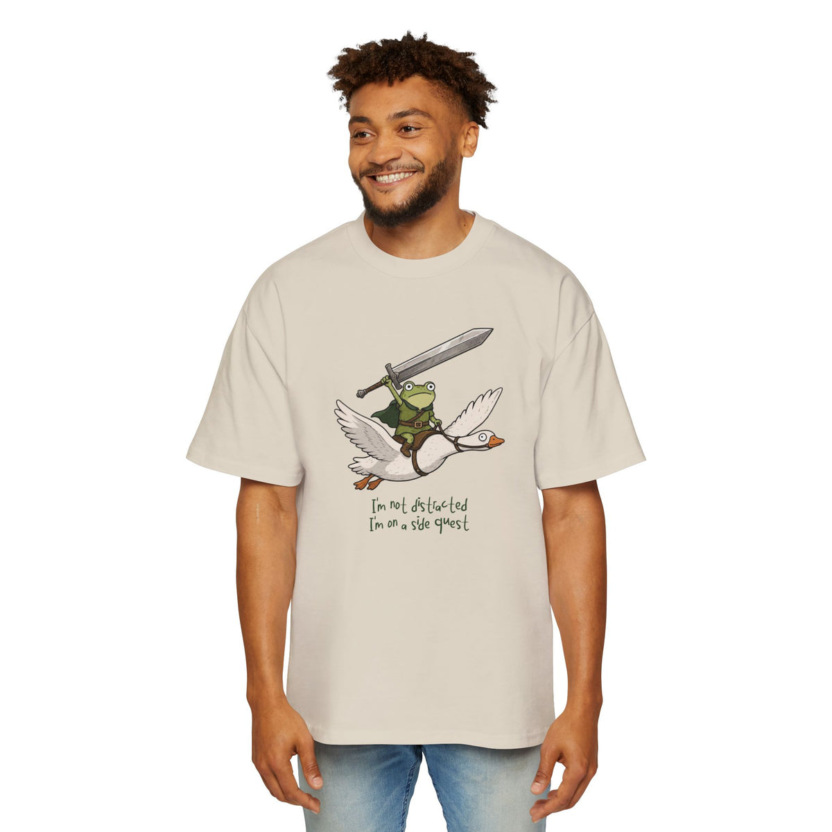 I'm Not Distracted, I'm on a Side Quest Oversized Tee