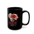 Bebot Baddie Floral Black Mug | Coffee Lover Gift
