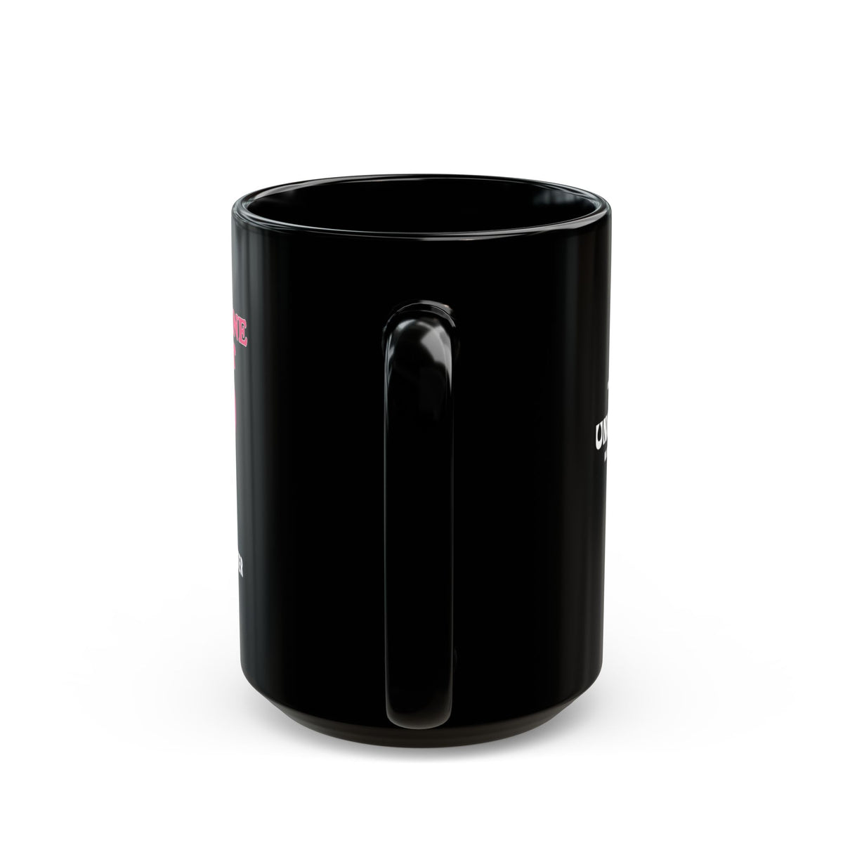 Caffeine First Feelings Later Black Mug | Funny Coffee Gift