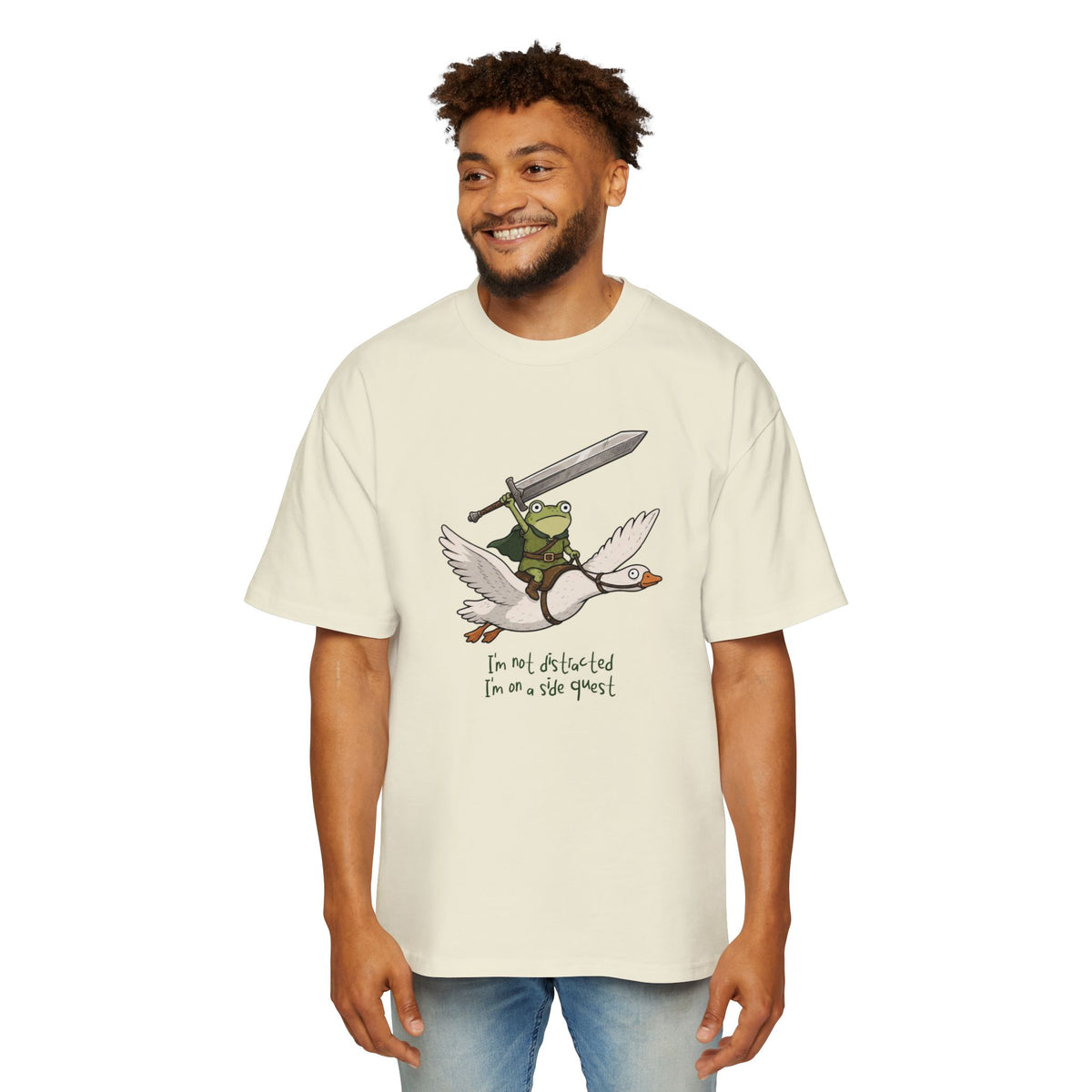I'm Not Distracted, I'm on a Side Quest Oversized Tee