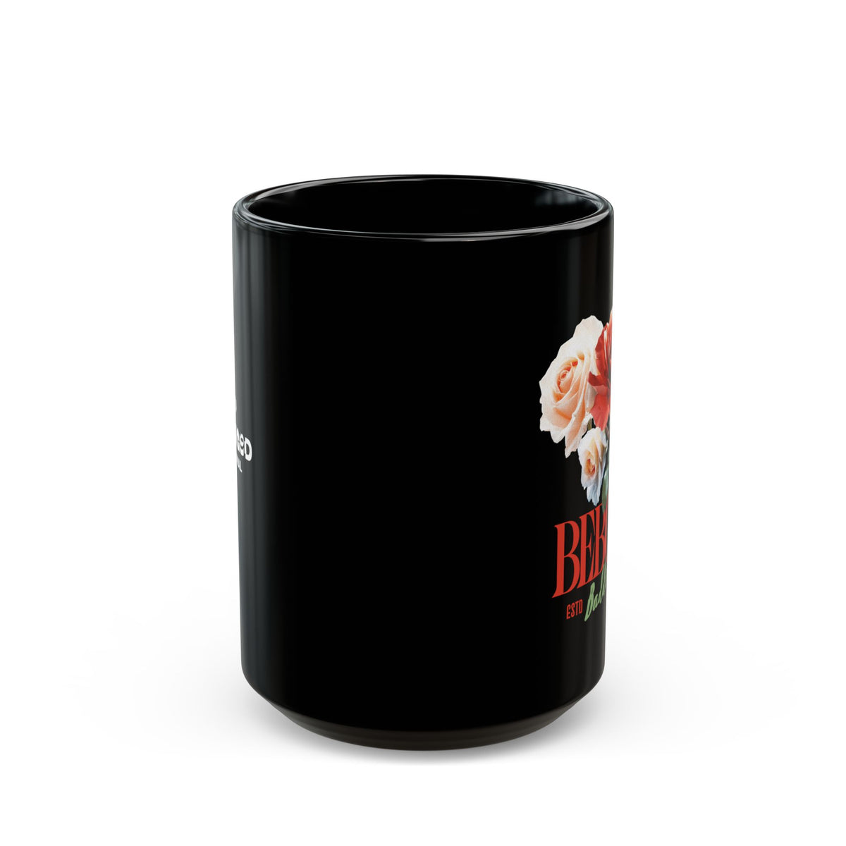 Bebot Baddie Floral Black Mug | Coffee Lover Gift