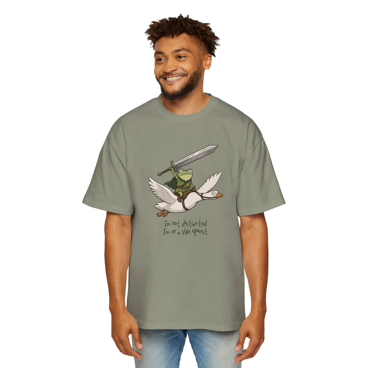 I'm Not Distracted, I'm on a Side Quest Oversized Tee